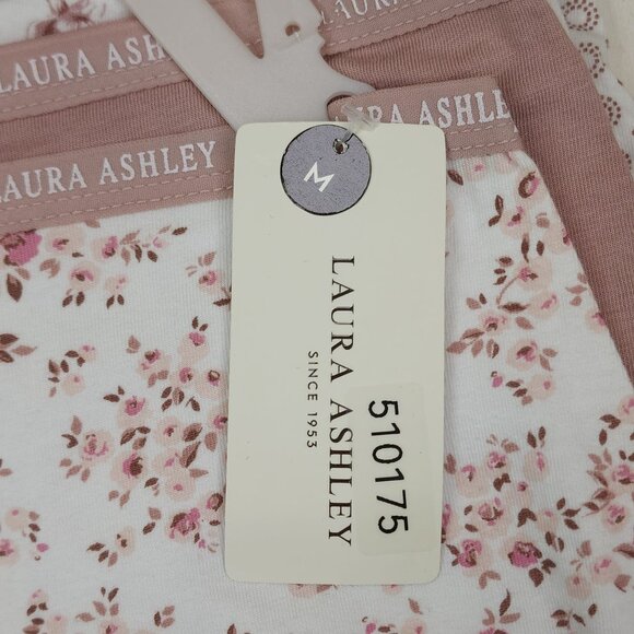 Laura Ashley Womens Medium Cotton Spandex Panties Briefs 5-Pack Tag Free - Picture 5 of 12